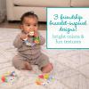image:imageInfantino BFF Friendship Baby Teether  Soft Silicone Baby Teething Toy with Textures Bright Colors and EasyGrip DesignFriendship Bracelets