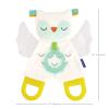 image:imageInfantino Glowinthe Dark Cuddly Teether  Owl Soft Toy with 3 Textured Teethers Fiddle Flags Crinkle Sounds Soft Material On the Go Toy