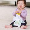 image:imageInfantino Glowinthe Dark Cuddly Teether  Owl Soft Toy with 3 Textured Teethers Fiddle Flags Crinkle Sounds Soft Material On the Go Toy