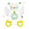 image:imageInfantino Glowinthe Dark Cuddly Teether  Owl Soft Toy with 3 Textured Teethers Fiddle Flags Crinkle Sounds Soft Material On the Go Toy