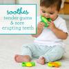 image:imageInfantino Lil Nibbles Textured Silicone Teether BPAFree Baby Teething Toy Soft Easy to Hold Sensory Stimulation for Infants BroccoliCarrot  Corn  Peas