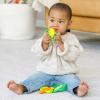 image:imageInfantino Lil Nibbles Textured Silicone Teether BPAFree Baby Teething Toy Soft Easy to Hold Sensory Stimulation for Infants BroccoliCarrot  Corn  Peas