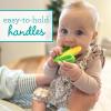 image:imageInfantino Lil Nibbles Textured Silicone Teether BPAFree Baby Teething Toy Soft Easy to Hold Sensory Stimulation for Infants BroccoliCarrot  Corn  Peas
