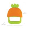 image:imageInfantino Lil Nibbles Textured Silicone Teether BPAFree Baby Teething Toy Soft Easy to Hold Sensory Stimulation for Infants BroccoliCarrot Mitt