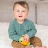 image:imageInfantino Lil Nibbles Textured Silicone Teether BPAFree Baby Teething Toy Soft Easy to Hold Sensory Stimulation for Infants BroccoliCarrot Mitt