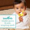 image:imageInfantino Lil Nibbles Textured Silicone Teether BPAFree Baby Teething Toy Soft Easy to Hold Sensory Stimulation for Infants BroccoliFruit  Vegetable