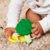 image:imageInfantino Lil Nibbles Textured Silicone Teether BPAFree Baby Teething Toy Soft Easy to Hold Sensory Stimulation for Infants BroccoliFruit  Vegetable