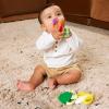 image:imageInfantino Lil Nibbles Textured Silicone Teether BPAFree Baby Teething Toy Soft Easy to Hold Sensory Stimulation for Infants BroccoliFruit  Vegetable