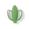 image:imageInfantino Lil Nibbles Textured Silicone Teether BPAFree Baby Teething Toy Soft Easy to Hold Sensory Stimulation for Infants BroccoliPea Pod