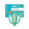 image:imageInfantino Lil Nibbles Textured Silicone Teether BPAFree Baby Teething Toy Soft Easy to Hold Sensory Stimulation for Infants BroccoliPea Pod