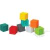 image:imageInfantino Squeeze and Stack Block Set  Colorful Textured Soft Blocks Includes Numbers Animals and Shapes Ages 6 Months 8 Count Pack of 1
