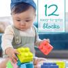 image:imageInfantino Super Soft Building Blocks EasytoHold for Babies amp Toddlers BPAFree MultiColored 12Piece Set12Piece Set