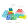 image:imageInfantino Super Soft Building Blocks EasytoHold for Babies amp Toddlers BPAFree MultiColored 12Piece Set12Piece Set