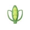 image:imageInfantino Lil Nibbles Textured Silicone Teether BPAFree Baby Teething Toy Soft Easy to Hold Sensory Stimulation for Infants BroccoliPea Pod