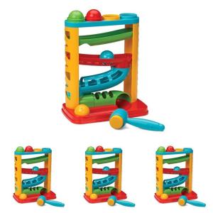 image:imageInfantino Bop amp Drop Ball Tower  STEAM Educational Play HandEye Coordination Skills and Cause and Effect Play for Babies amp Toddlers 12M13W x 325 L x 1025 H Pack of 4