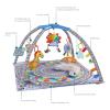 image:imageInfantino 4in1 Twist amp Fold Musical Mobile Gym  Includes Linkable Toys Repositionable Mirror Feather Teether OnTheGo Activities Boho Styled Play Mat for Infants and Toddlers 0MMusical Boho