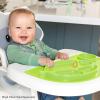 image:imageInfantino AllinOne Lil Foodie Tray  Green  BPAFree FoodGrade Divided Food amp Sippy Cup Sections  DishwasherSafe  for Babies amp Toddlers 4M