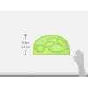 image:imageInfantino AllinOne Lil Foodie Tray  Green  BPAFree FoodGrade Divided Food amp Sippy Cup Sections  DishwasherSafe  for Babies amp Toddlers 4M