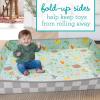 image:imageInfantino Foldable Soft Foam Play Mat 57 Baby Mat for Floor Time Lightweight Easy to Store Wipeable AnimalsAnimalThemed Foam Mat