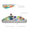 image:imageInfantino Foldable Soft Foam Play Mat 57 Baby Mat for Floor Time Lightweight Easy to Store Wipeable AnimalsMulticolor Foam Mat
