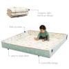 image:imageInfantino Foldable Soft Foam Play Mat 57 Baby Mat for Floor Time Lightweight Easy to Store Wipeable AnimalsRainbows
