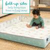 image:imageInfantino Foldable Soft Foam Play Mat 57 Baby Mat for Floor Time Lightweight Easy to Store Wipeable AnimalsRainbows