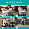 image:imageInfantino GrowwithMe 4in1 Convertible High Chair FoxTheme SpaceSaving Design Booster and Toddler Chair for Infants amp Toddlers 3M36MFox  New Version  Improved Version