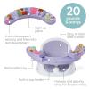 image:imageInfantino Music amp Lights 3in1 Discovery Seat amp Booster Interactive Toddler Seat for Dining Table or Kitchen Chair Baby Activity Center amp Snack Tray 20 Sounds amp Songs Lightweight Baby EssentialsLavender