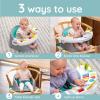 image:imageInfantino Music amp Lights 3in1 Discovery Seat amp Booster Interactive Toddler Seat for Dining Table or Kitchen Chair Baby Activity Center amp Snack Tray 20 Sounds amp Songs Lightweight Baby EssentialsTeal