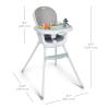 image:imageInfantino Music amp Lights 8in1 Convertible High Chair for Babies amp Toddlers Interactive Lights amp Sounds Removable Legs WipeClean Seat with Tray Ages 6 Months