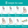 image:imageInfantino Music amp Lights 8in1 Convertible High Chair for Babies amp Toddlers Interactive Lights amp Sounds Removable Legs WipeClean Seat with Tray Ages 6 Months