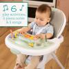 image:imageInfantino Music amp Lights 8in1 Convertible High Chair for Babies amp Toddlers Interactive Lights amp Sounds Removable Legs WipeClean Seat with Tray Ages 6 Months