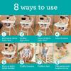 image:imageInfantino Music amp Lights 8in1 Convertible High Chair for Babies amp Toddlers Interactive Lights amp Sounds Removable Legs WipeClean Seat with Tray Ages 6 Months