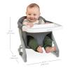 image:imageInfantino the Ultimate Travel Booster Versatile and TravelFriendly Booster High Chair and Seat for OntheGo Families Gray
