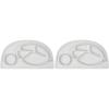 image:imageInfantino AllinOne Lil Foodie Tray  Grey  BPAFree FoodGrade Divided Food amp Sippy Cup Sections  DishwasherSafe  for Babies amp Toddlers 4MSmall Pack of 2