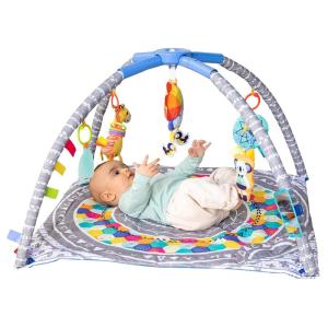 image:imageInfantino 4in1 Twist amp Fold Musical Mobile Gym  Includes Linkable Toys Repositionable Mirror Feather Teether OnTheGo Activities Boho Styled Play Mat for Infants and Toddlers 0MMusical Boho