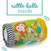 image:imageInfantino Jungle Peek amp Roll  Encourages Crawling Inflatable Activity Toy with Bouncing Balls Inside Fun amp Friendly Animal Characters Helps Gross Motor Skill Development for Babies 6MLarge
