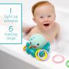 image:imageInfantino Light Up Ring Catcher  Illuminating Octopus with Five Tossing Rings for Fine amp Gross Motor Skills in Babies amp Toddlers 6M