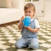 image:imageInfantino My 1st Tumbler 10 Oz Durable Plastic Sippy Cup with Straw amp Handle SpillResistant for OnTheGo BPAFree Transition Baby Cup Moody BlueHigh Tide and Citrus Splash