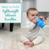 image:imageInfantino My 1st Tumbler 9 Oz Silicone Sippy Cup with Straw amp Handle SpillResistant Baby Cup for OntheGo BPAFree Transition Bottle Lime LightBlueberry Swirl