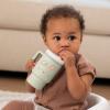 image:imageInfantino My 1st Tumbler 9 Oz Silicone Sippy Cup with Straw amp Handle SpillResistant Baby Cup for OntheGo BPAFree Transition Bottle Lime LightBunny