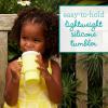 image:imageInfantino My 1st Tumbler 9 Oz Silicone Sippy Cup with Straw amp Handle SpillResistant Baby Cup for OntheGo BPAFree Transition Bottle Lime LightCitrus