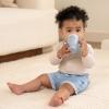 image:imageInfantino My 1st Tumbler 9 Oz Silicone Sippy Cup with Straw amp Handle SpillResistant Baby Cup for OntheGo BPAFree Transition Bottle Lime LightClarity