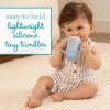 image:imageInfantino My 1st Tumbler 9 Oz Silicone Sippy Cup with Straw amp Handle SpillResistant Baby Cup for OntheGo BPAFree Transition Bottle Lime LightClarity