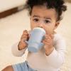 image:imageInfantino My 1st Tumbler 9 Oz Silicone Sippy Cup with Straw amp Handle SpillResistant Baby Cup for OntheGo BPAFree Transition Bottle Lime LightClarity