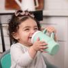 image:imageInfantino My 1st Tumbler 9 Oz Silicone Sippy Cup with Straw amp Handle SpillResistant Baby Cup for OntheGo BPAFree Transition Bottle Lime LightCool Mint