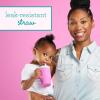 image:imageInfantino My 1st Tumbler 9 Oz Silicone Sippy Cup with Straw amp Handle SpillResistant Baby Cup for OntheGo BPAFree Transition Bottle Lime LightCotton Candy