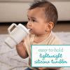 image:imageInfantino My 1st Tumbler 9 Oz Silicone Sippy Cup with Straw amp Handle SpillResistant Baby Cup for OntheGo BPAFree Transition Bottle Lime LightCream