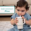 image:imageInfantino My 1st Tumbler 9 Oz Silicone Sippy Cup with Straw amp Handle SpillResistant Baby Cup for OntheGo BPAFree Transition Bottle Lime LightCream
