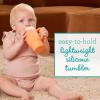 image:imageInfantino My 1st Tumbler 9 Oz Silicone Sippy Cup with Straw amp Handle SpillResistant Baby Cup for OntheGo BPAFree Transition Bottle Lime LightCreamsicle